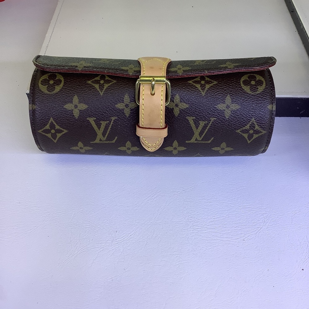 Louis Vuitton  Monogram 3 Watch Travel Case